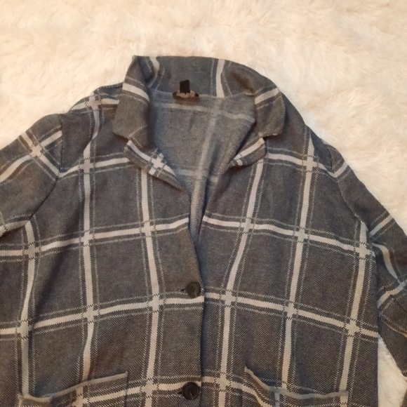 🌟 Tribal plaid car coat jacket size XXL - Picture 4 of 7